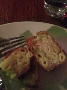 Fried macaroni and cheese